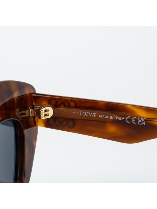 Loewe Women Sunglasses Havana Blue Cat Eye LW40127F ANAGRAM 53V NEW AUTHENTIC main image 6